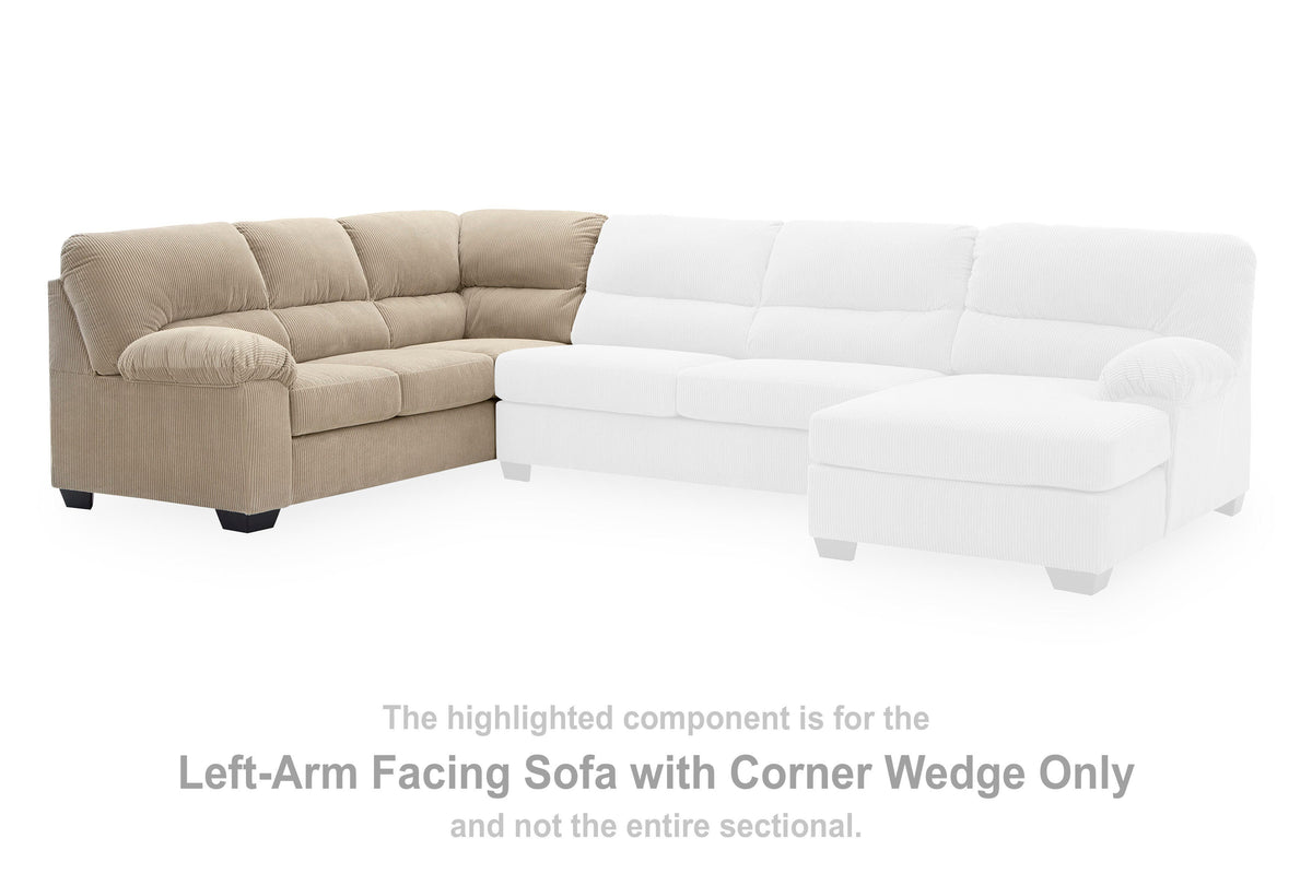 SimpleJoy Sectional - 24203S2 - product view or room setting; complete kit and included component views (supplier image 34)