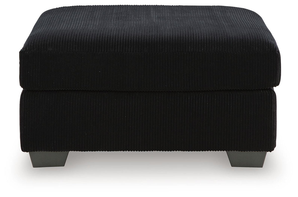 SimpleJoy Oversized Accent Ottoman - 2420408 - product view or room setting; only ottoman included (supplier image 10)