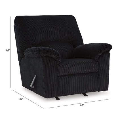 SimpleJoy Recliner - 2420425 - approximate manufacturer dimensions (supplier image 10)