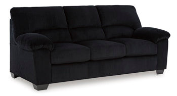 SimpleJoy sofa and loveseat set, Onyx, 2420438: original supplier product or room view; only listed sofa and loveseat included. Castillo Furniture, Philadelphia.