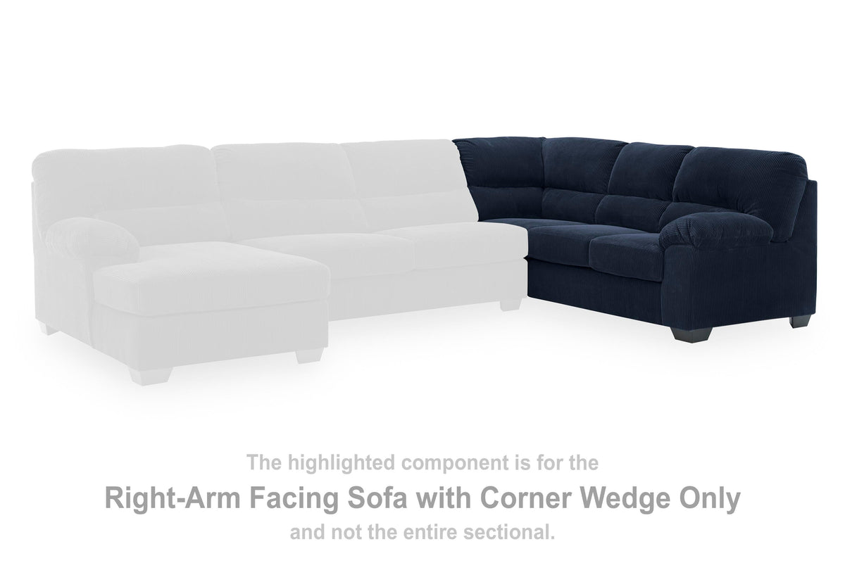 SimpleJoy Sectional - 24205S1 - product view or room setting; complete kit and included component views (supplier image 42)