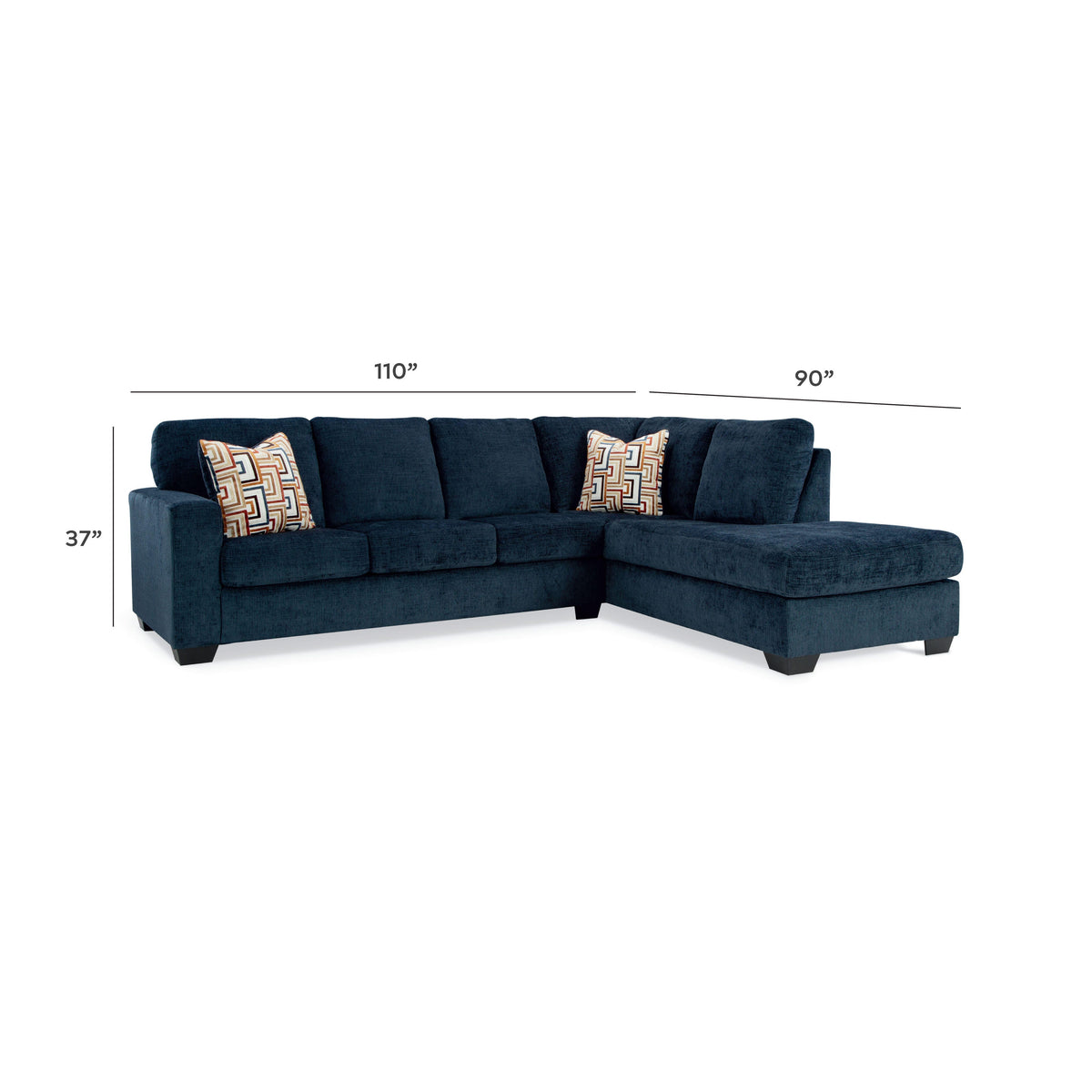 Aviemore Sectional - 24303S2 - approximate manufacturer dimensions (supplier image 81)