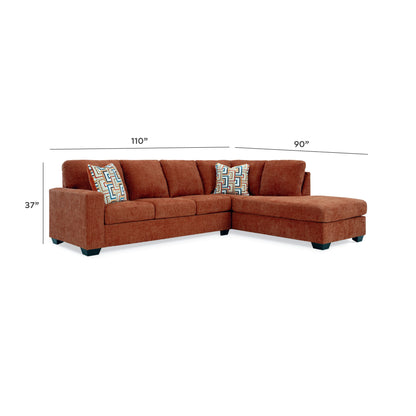 Aviemore Sectional - 24304S2 - approximate manufacturer dimensions (supplier image 23)
