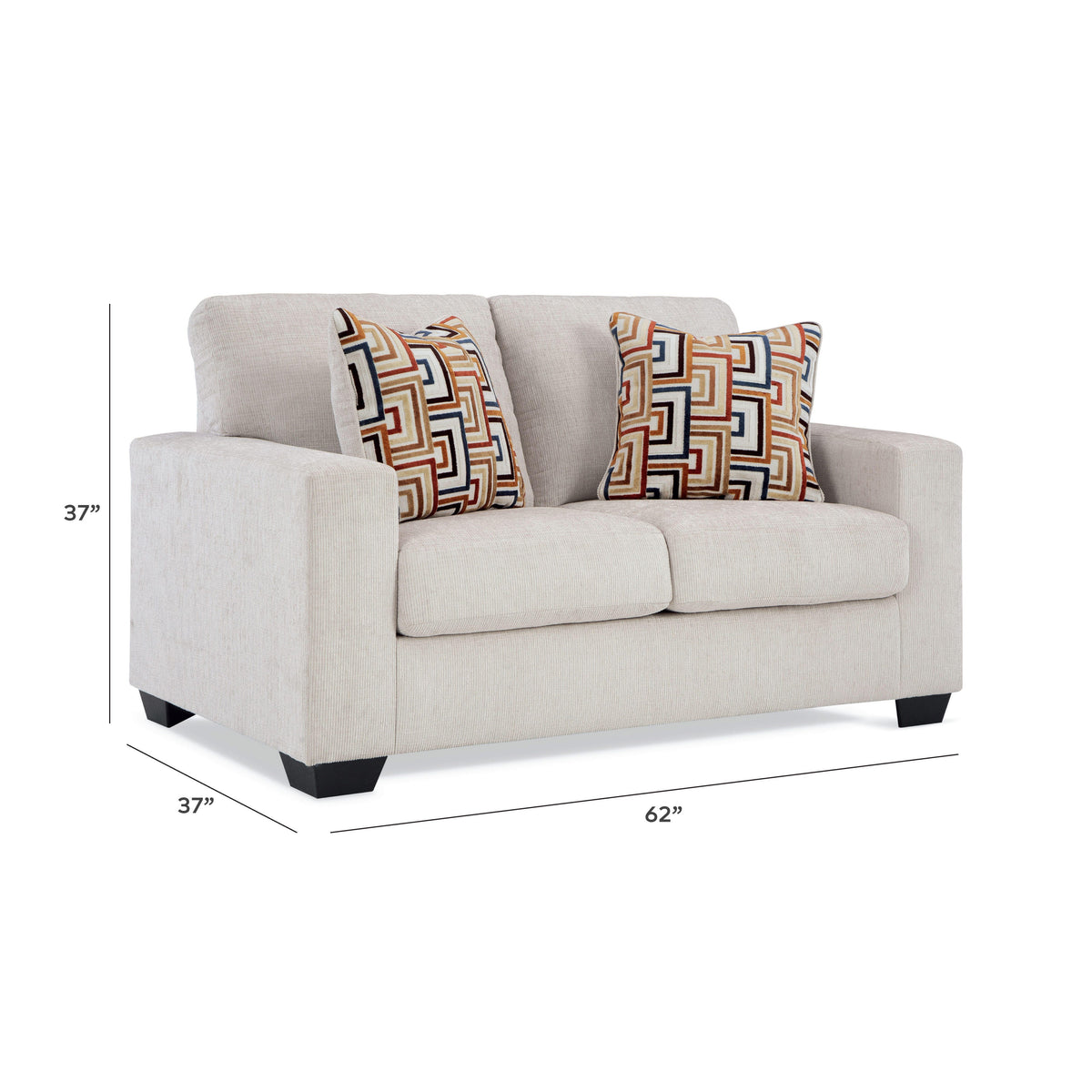 Aviemore Living Room Sets - 24305U2, 24305U1 - approximate manufacturer dimensions (supplier image 64)