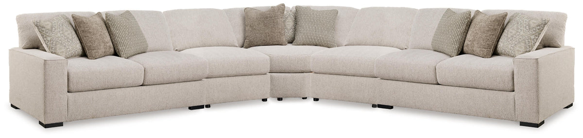 Ballyton Sectional - 25102S3 - product view or room setting; complete kit and included component views (supplier image 1)