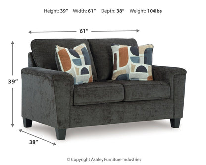 Erinslane Living Room Sets - 25206U1, 25206U3 - approximate manufacturer dimensions (supplier image 15)