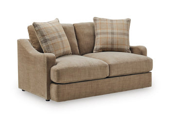 ChloeeAnne sofa and loveseat set, Honey, 2550535: original manufacturer image; only listed sofa and loveseat included. Castillo Furniture, Philadelphia.