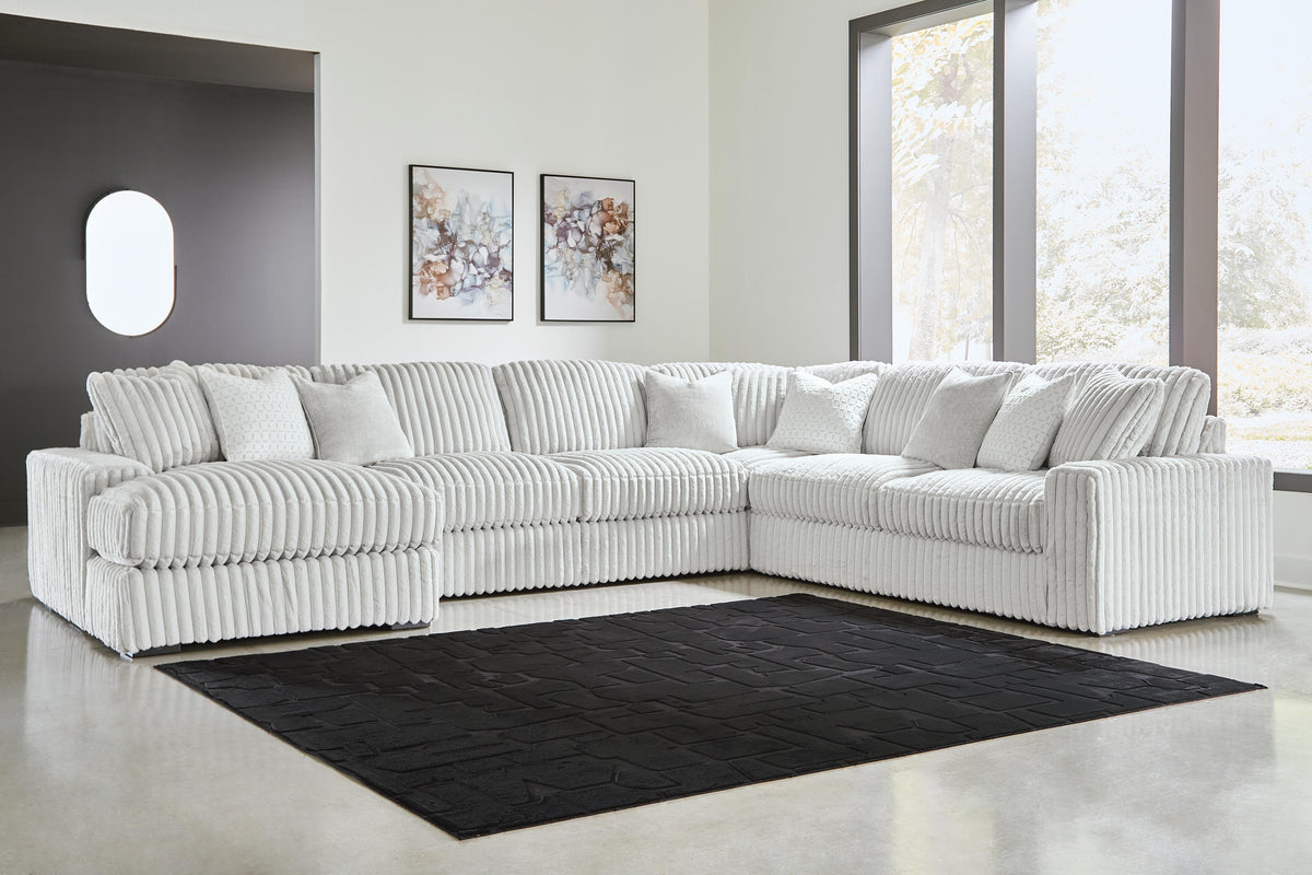 Stupendous Sectional - 25903S8 - product view or room setting; complete kit and included component views (supplier image 40)