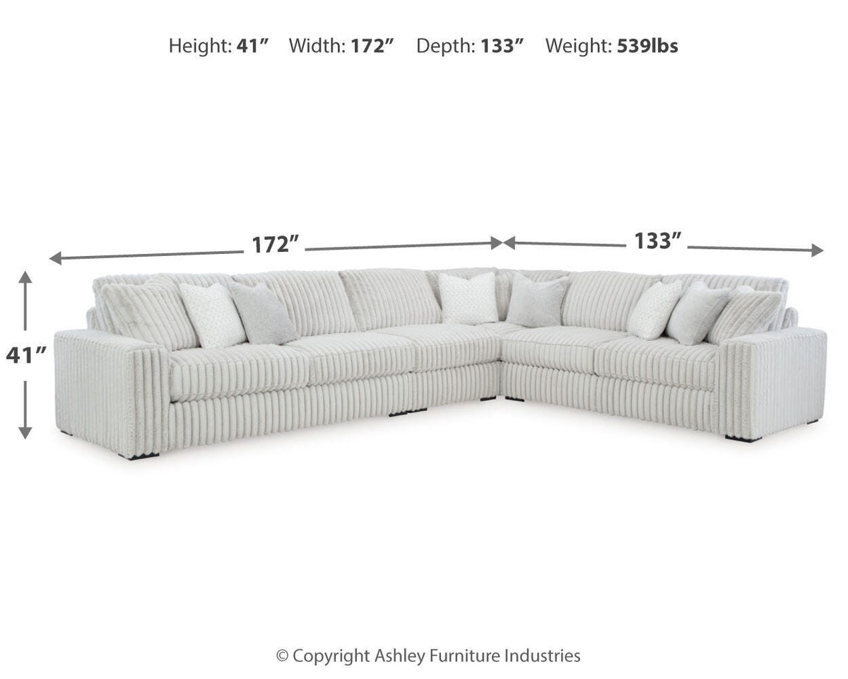 Stupendous Sectional - 25903S2 - approximate manufacturer dimensions (supplier image 28)