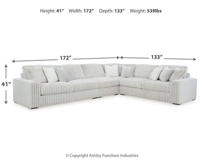 Stupendous Sectional - 25903S2 - approximate manufacturer dimensions (supplier image 28)