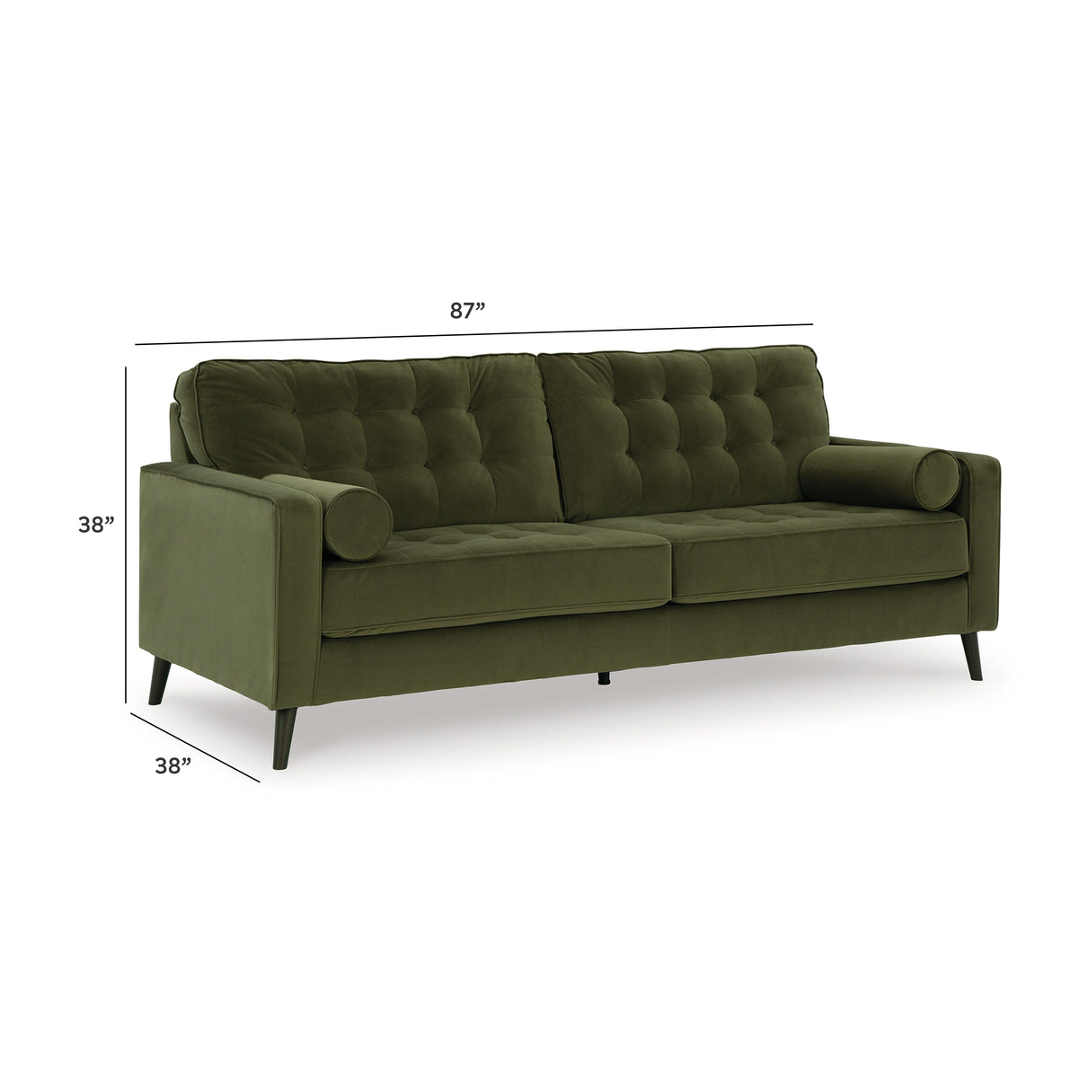 Reveon Lakes Sofa and Loveseat - 26404U1 - approximate manufacturer dimensions (supplier image 17)