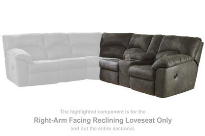 Tambo 2-Piece Sectional with Recliner - 27801U1 - product view or room setting; complete kit and included component views (supplier image 20)
