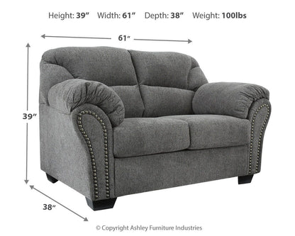 Allmaxx Loveseat - 2810535 - approximate manufacturer dimensions (supplier image 4)