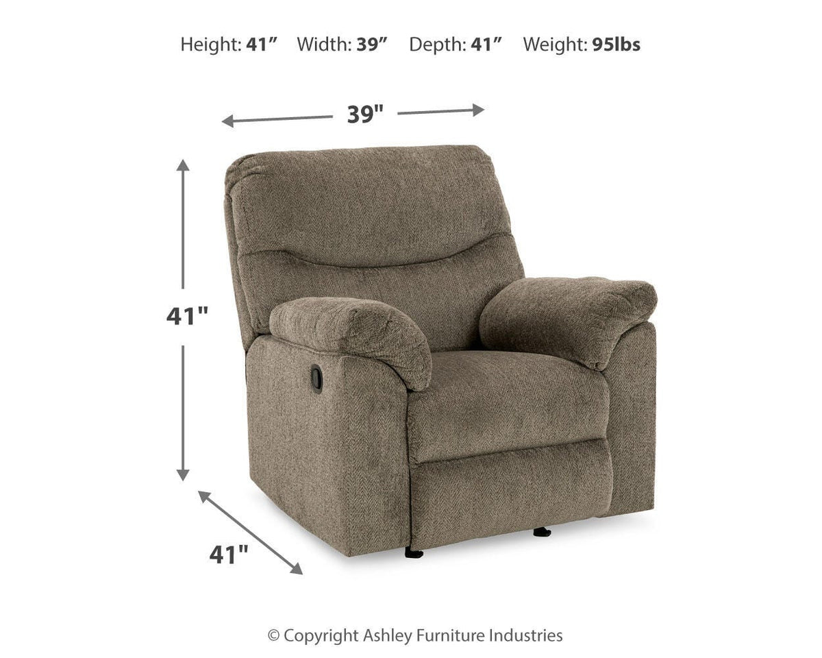 Alphons Living Room Sets - 28201U2 - approximate manufacturer dimensions (supplier image 63)
