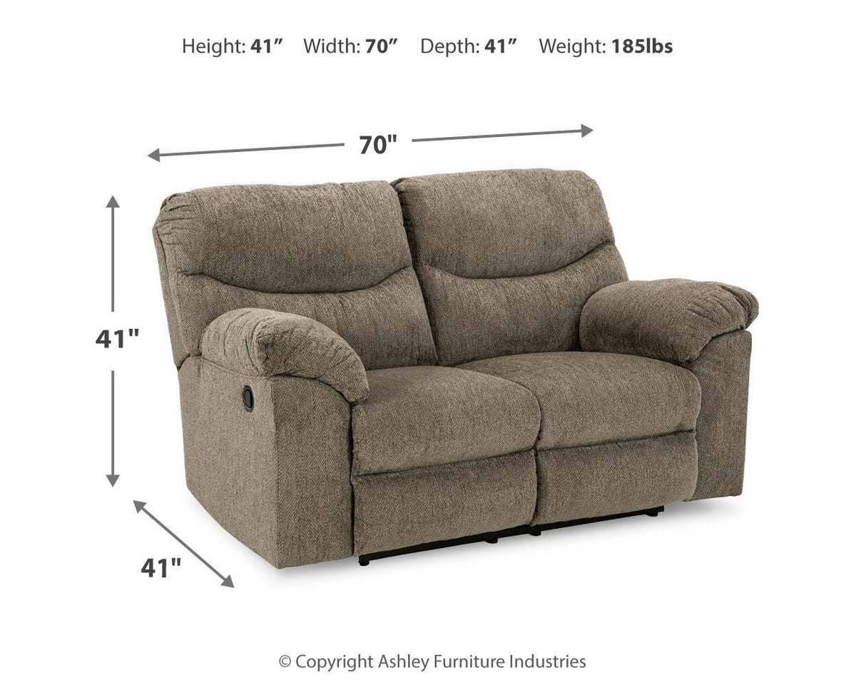 Alphons Living Room Sets - 28201U2 - approximate manufacturer dimensions (supplier image 62)