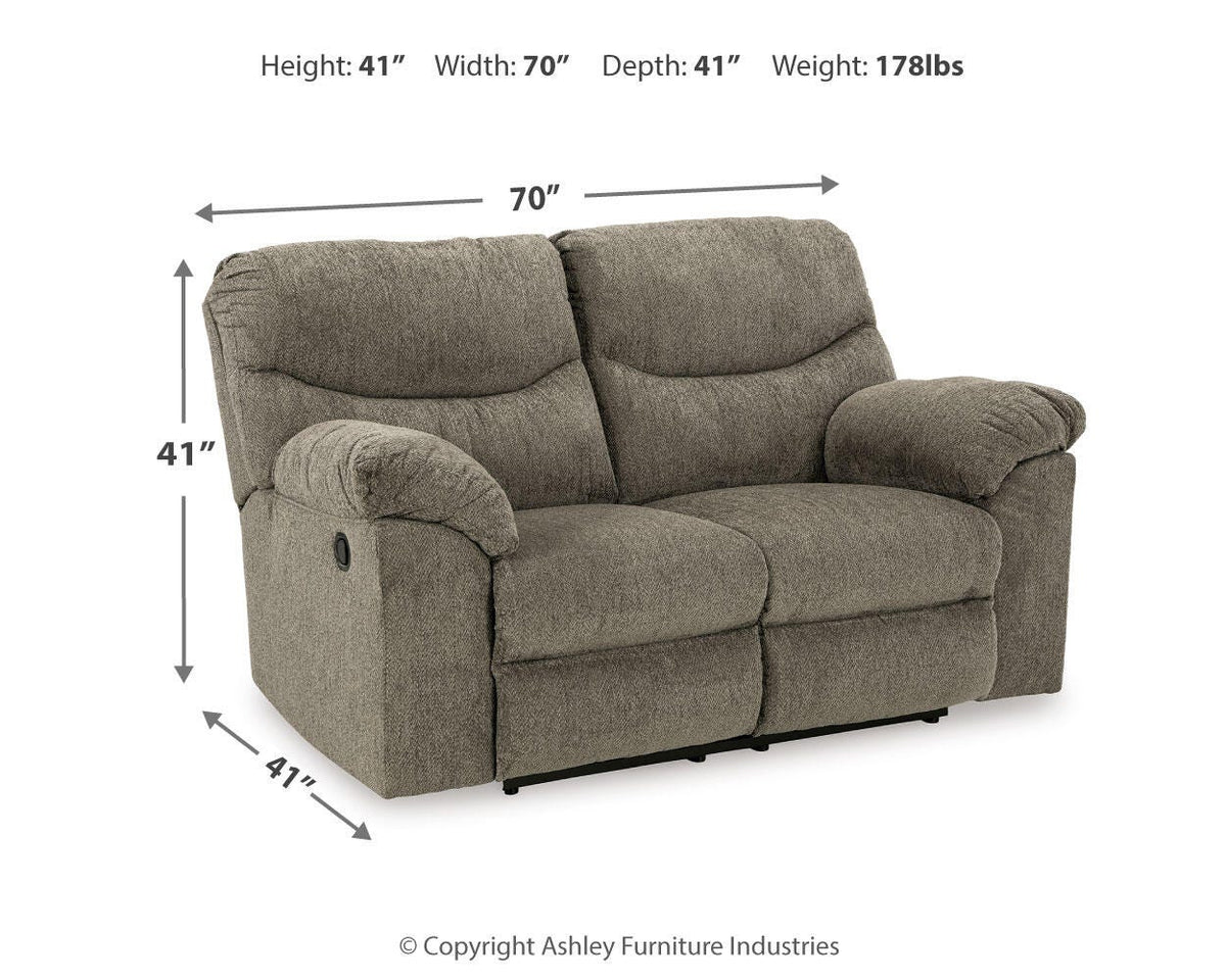 Alphons Living Room Sets - 28201U1, 28201U2, 28201U4 - approximate manufacturer dimensions (supplier image 33)