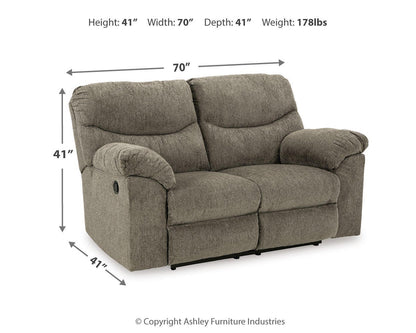 Alphons Living Room Sets - 28201U1, 28201U2, 28201U4 - approximate manufacturer dimensions (supplier image 33)