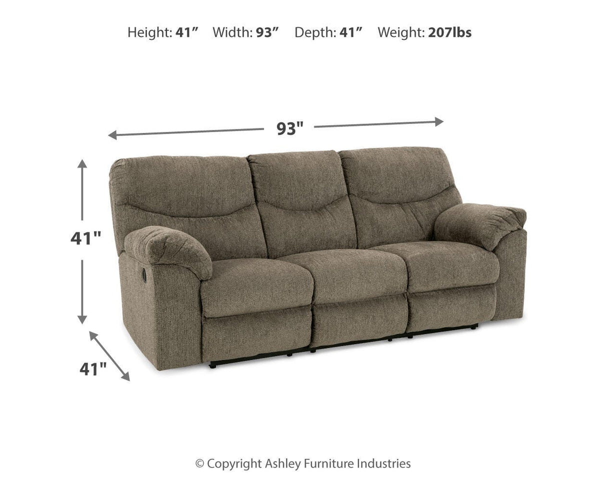 Alphons Living Room Sets - 28201U2 - approximate manufacturer dimensions (supplier image 61)