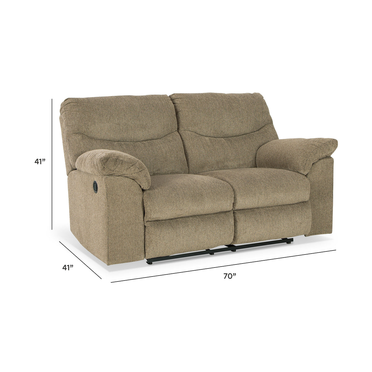 Alphons Living Room Sets - 28202U1, 28202U2 - approximate manufacturer dimensions (supplier image 12)