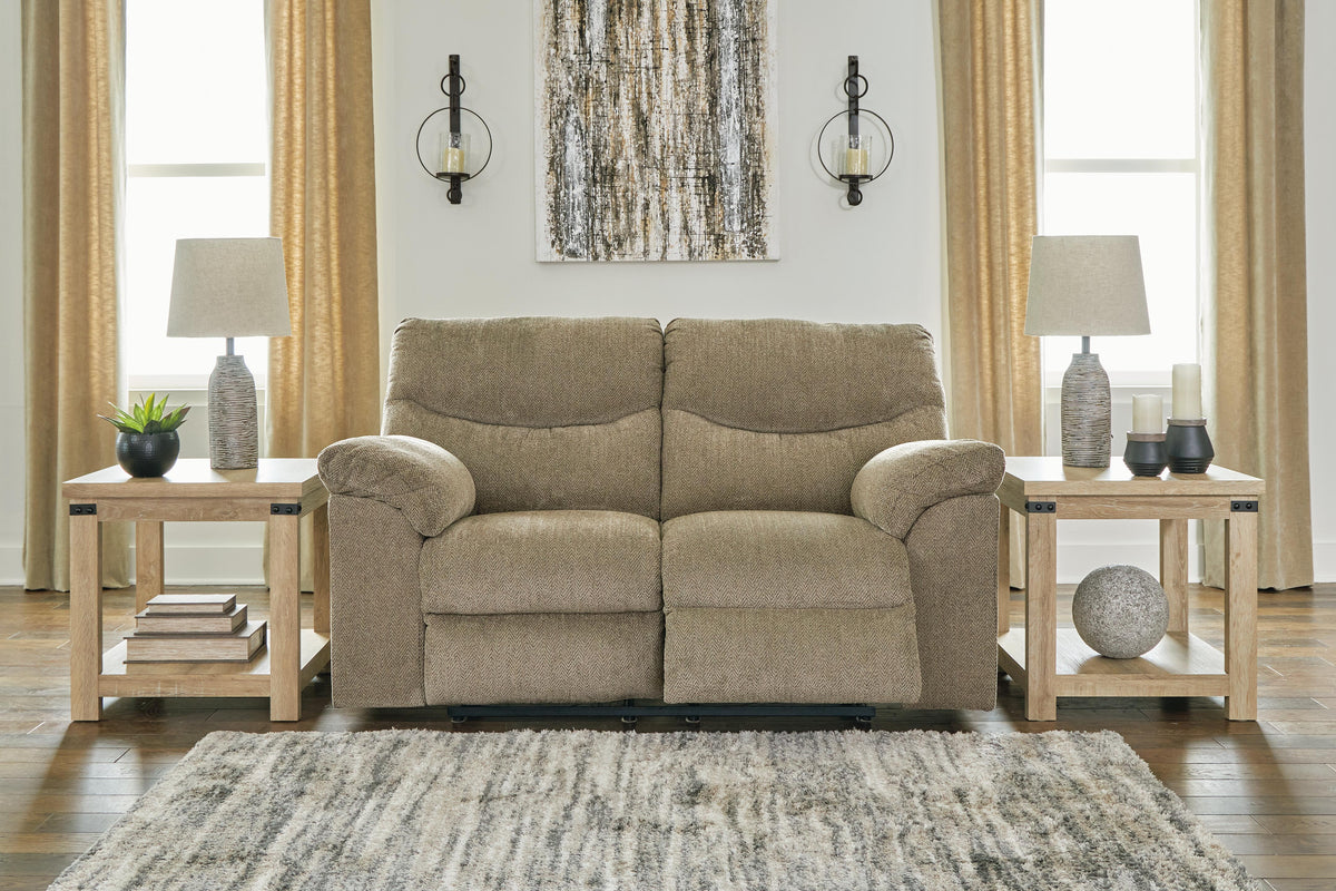 Alphons Reclining Loveseat - 2820286 - product view or room setting; only loveseat included (supplier image 7)
