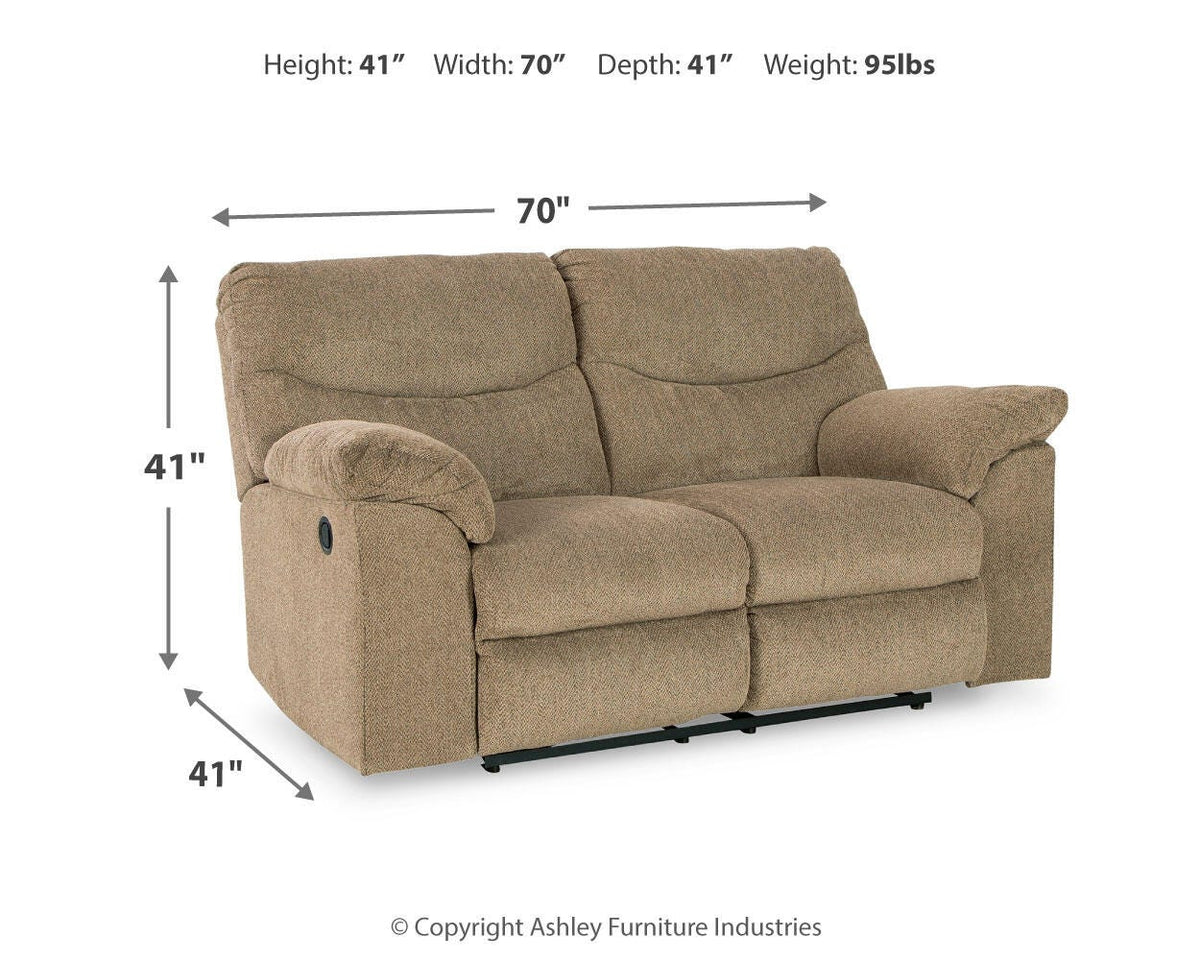 Alphons Living Room Sets - 28202U2 - approximate manufacturer dimensions (supplier image 49)