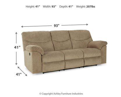 Alphons Living Room Sets - 28202U2 - approximate manufacturer dimensions (supplier image 48)
