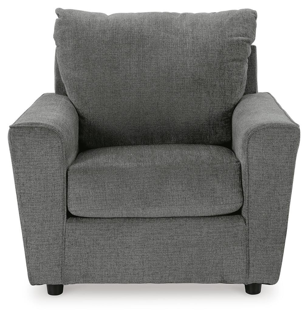Stairatt Chair and Ottoman - 28502U2 - product view or room setting; complete kit and included component views (supplier image 3)