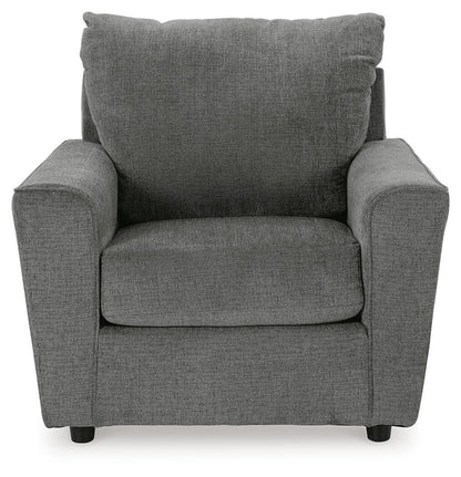 Stairatt Chair and Ottoman - 28502U2 - product view or room setting; complete kit and included component views (supplier image 3)