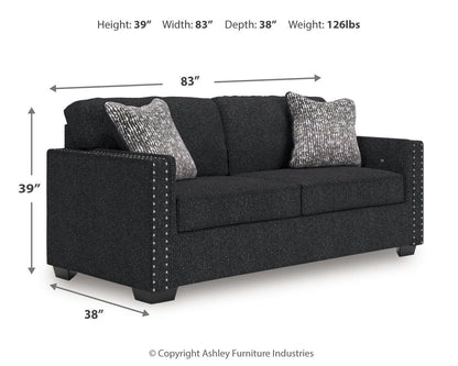 Jasmine Peaks Sofa - 2890438 - approximate manufacturer dimensions (supplier image 9)