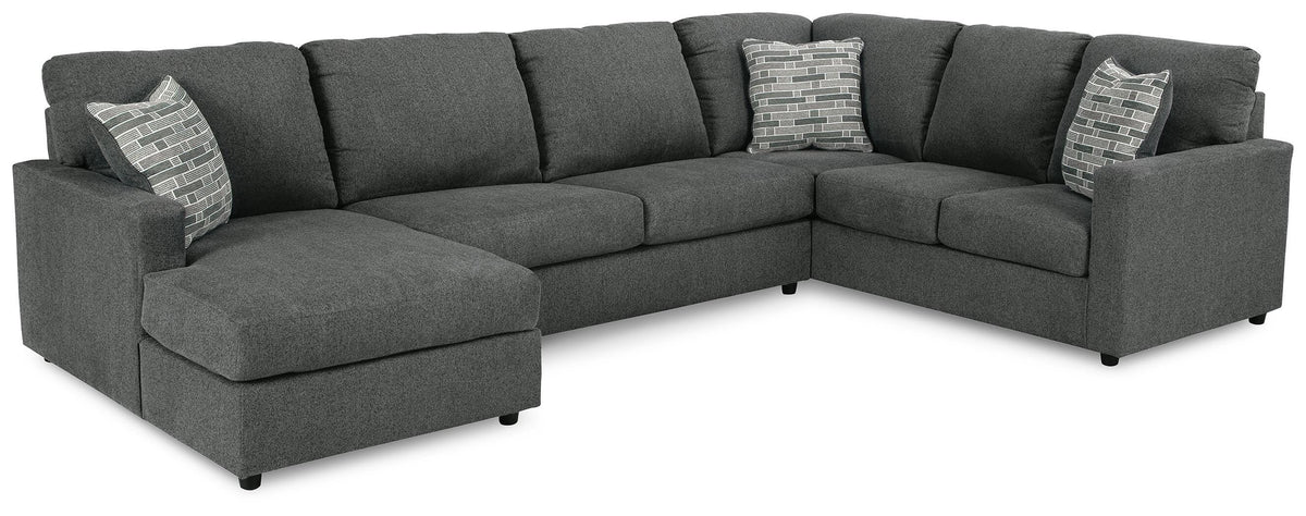 Edenfield Sectional - 29003S1 - product view or room setting; complete kit and included component views (supplier image 1)