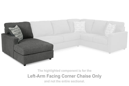 Edenfield Sectional - 29003S1 - product view or room setting; complete kit and included component views (supplier image 7)