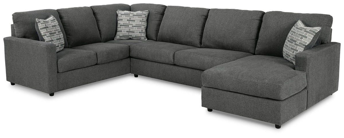 Edenfield Sectional - 29003S2 - product view or room setting; complete kit and included component views (supplier image 30)
