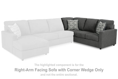 Edenfield Sectional - 29003S1 - product view or room setting; complete kit and included component views (supplier image 14)