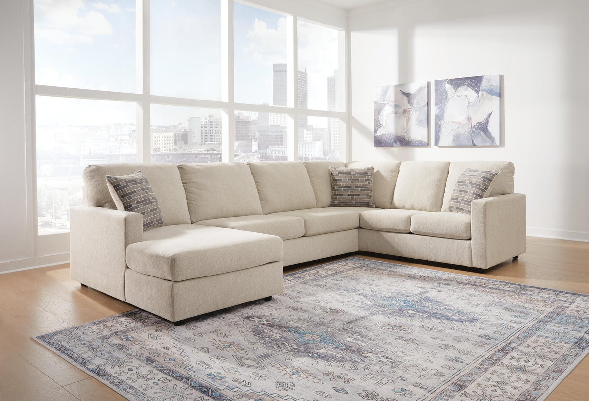 Edenfield Sectional - 29004S1 - product view or room setting; complete kit and included component views (supplier image 17)
