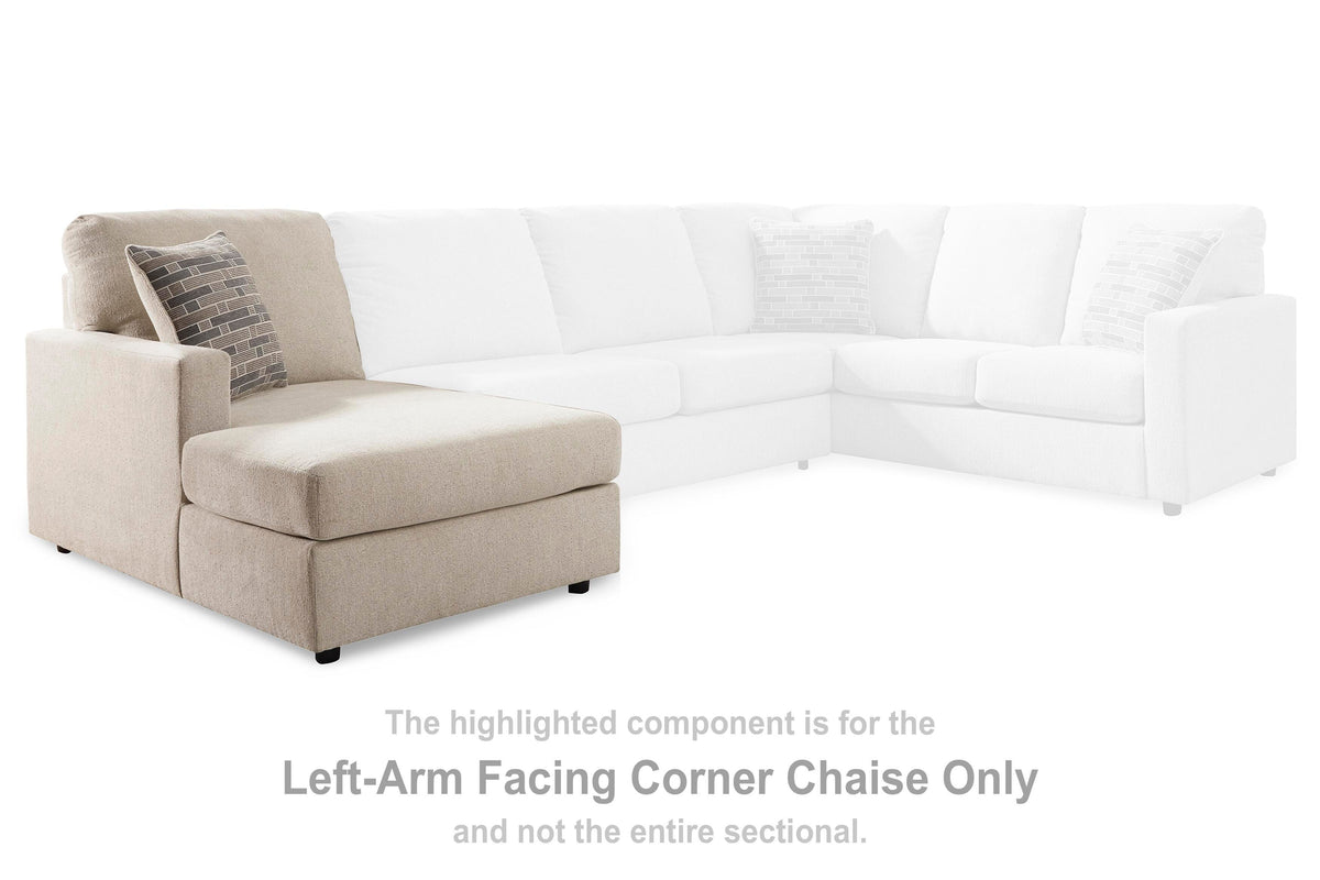 Edenfield Sectional - 29004S1 - product view or room setting; complete kit and included component views (supplier image 21)