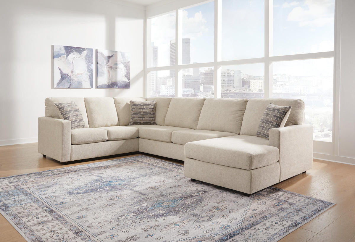Edenfield Sectional - 29004S2 - product view or room setting; complete kit and included component views (supplier image 43)