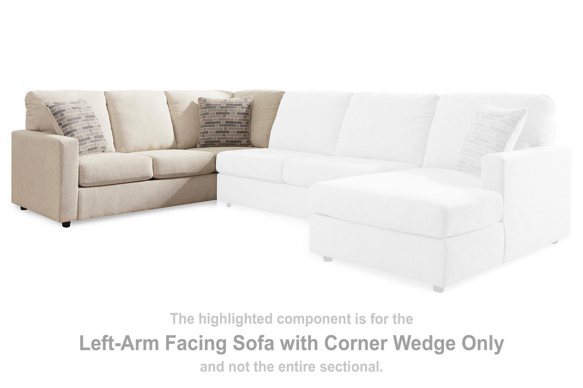 Edenfield Sectional - 29004S2 - product view or room setting; complete kit and included component views (supplier image 50)
