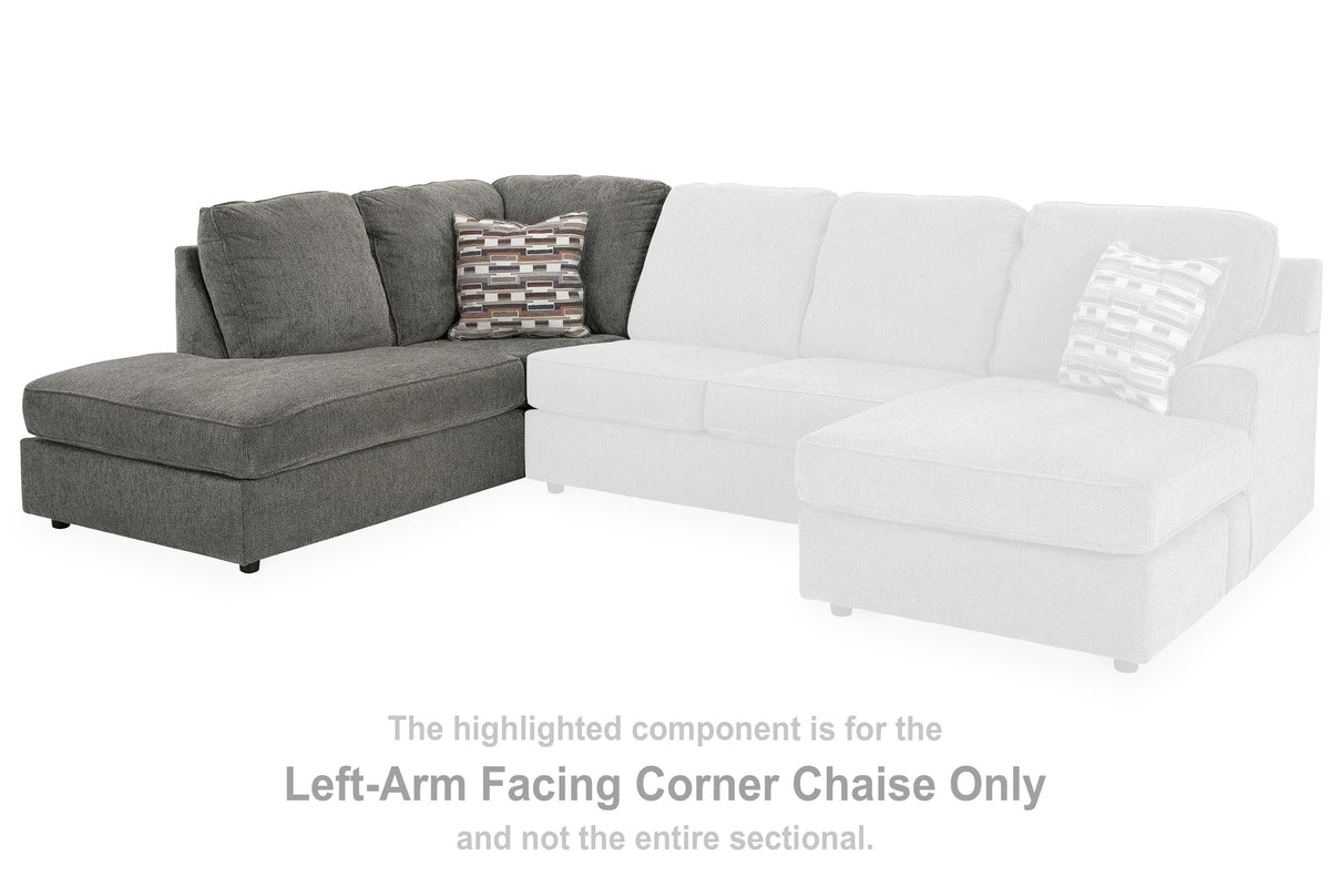 O'Phannon Sectional - 29402S2 - product view or room setting; complete kit and included component views (supplier image 10)