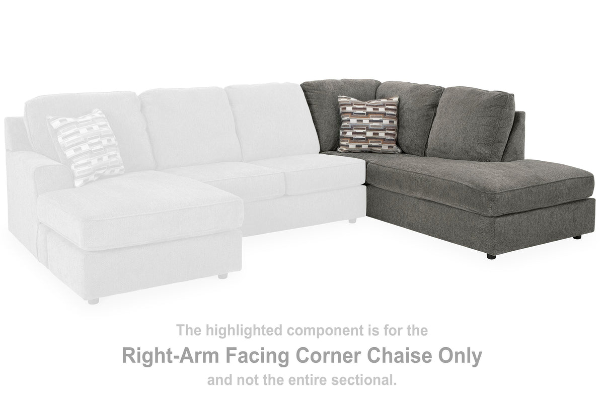 O'Phannon Sectional - 29402S1 - product view or room setting; complete kit and included component views (supplier image 23)