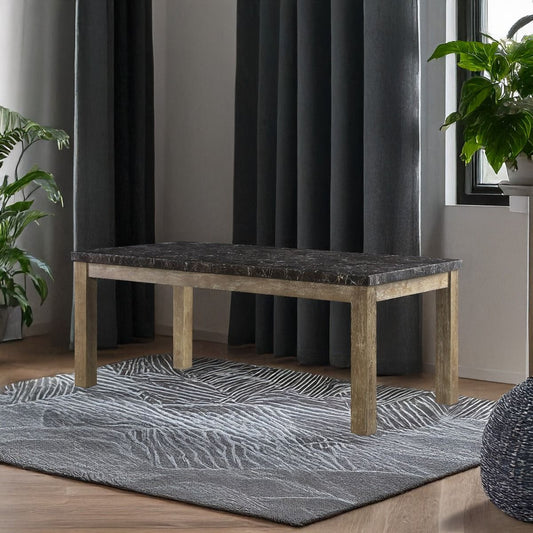 Charnell - Dining Table - Marble Top & Oak