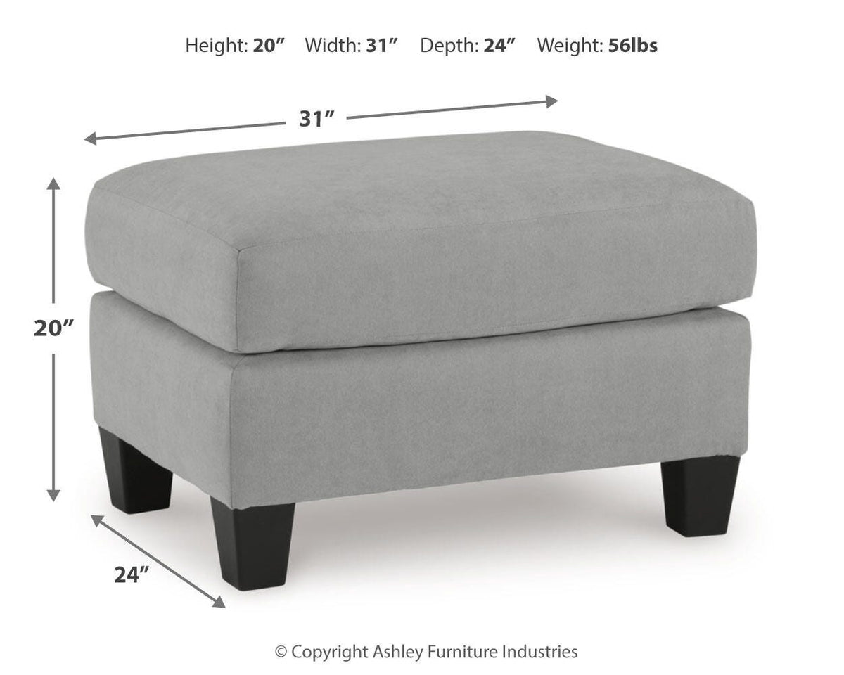 Adlai Ottoman - 3010314 - approximate manufacturer dimensions (supplier image 6)