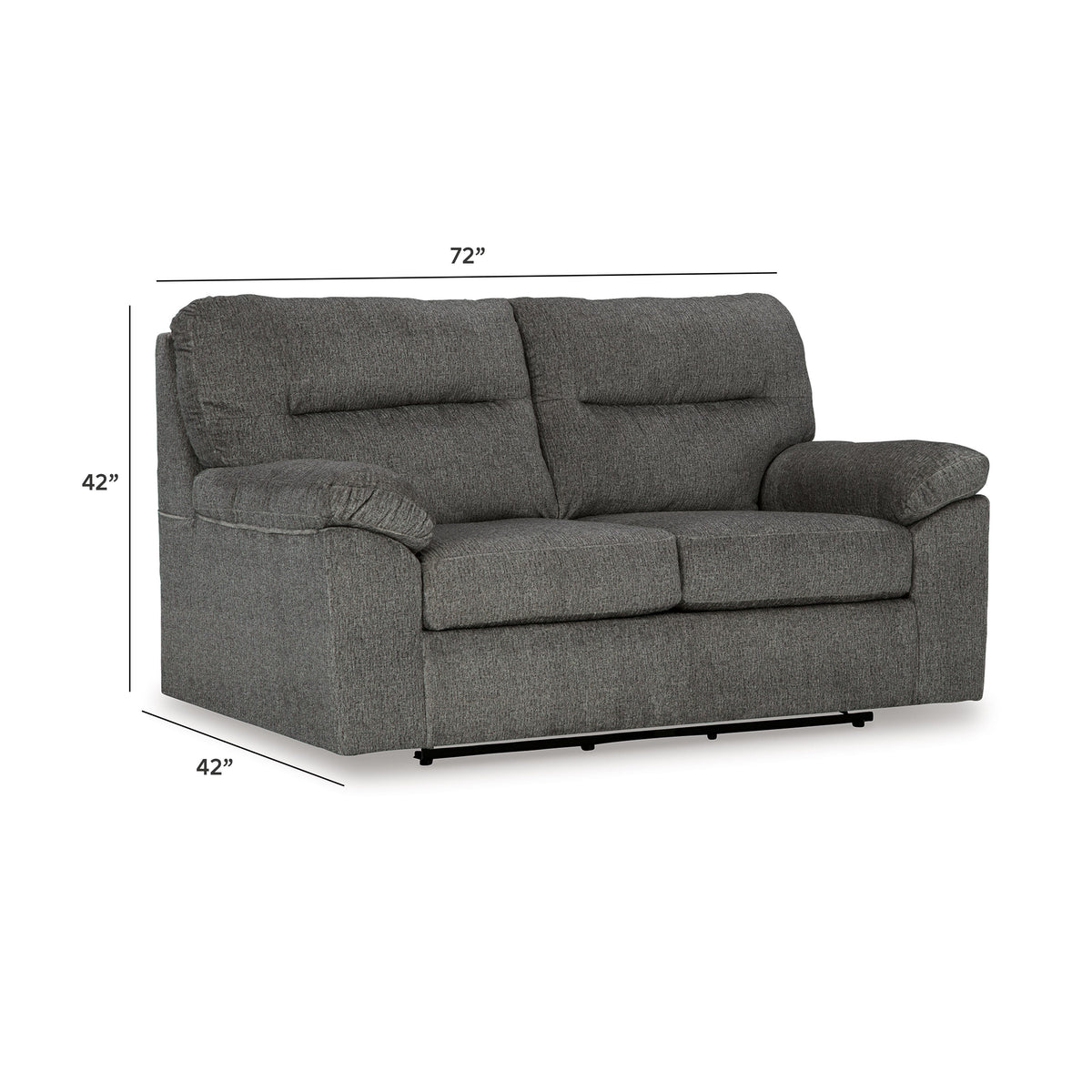 Bindura Loveseat - 3030578 - approximate manufacturer dimensions (supplier image 7)