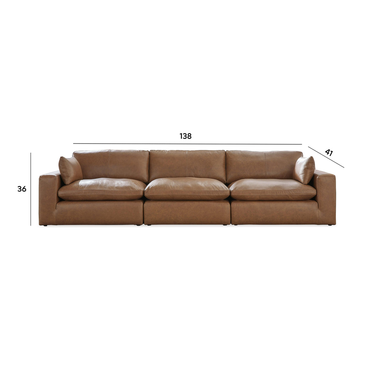 Emilia Sectional - 30901S2 - approximate manufacturer dimensions (supplier image 33)