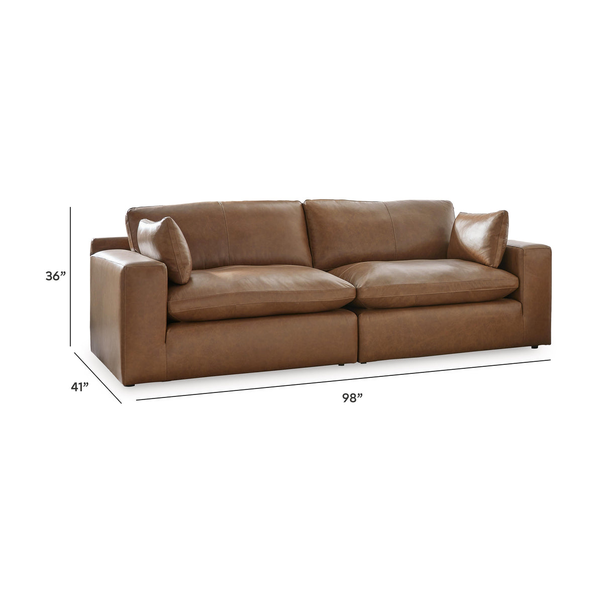 Emilia Sectional - 30901S1 - approximate manufacturer dimensions (supplier image 42)