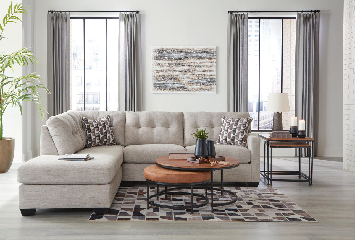 Mahoney Sectional - 31004S1 - product view or room setting; complete kit and included component views (supplier image 57)