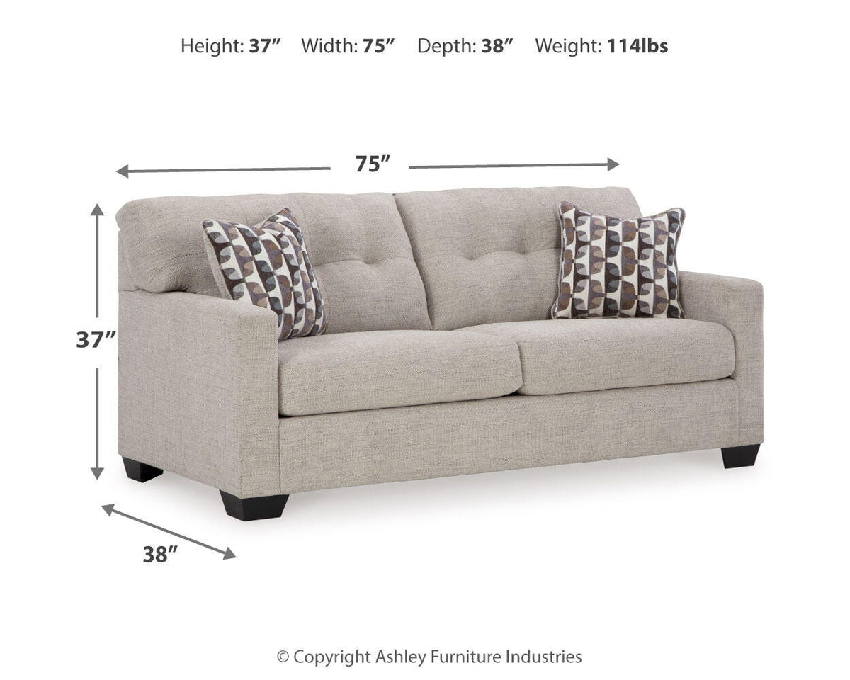 Mahoney Sofa - 3100438 - approximate manufacturer dimensions (supplier image 11)