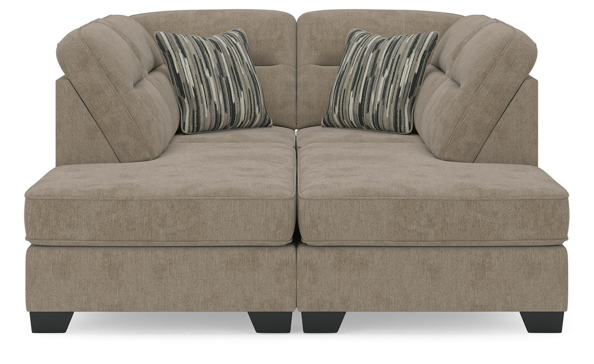 Olten Sectional - 31304S3 - product view or room setting; complete kit and included component views (supplier image 31)