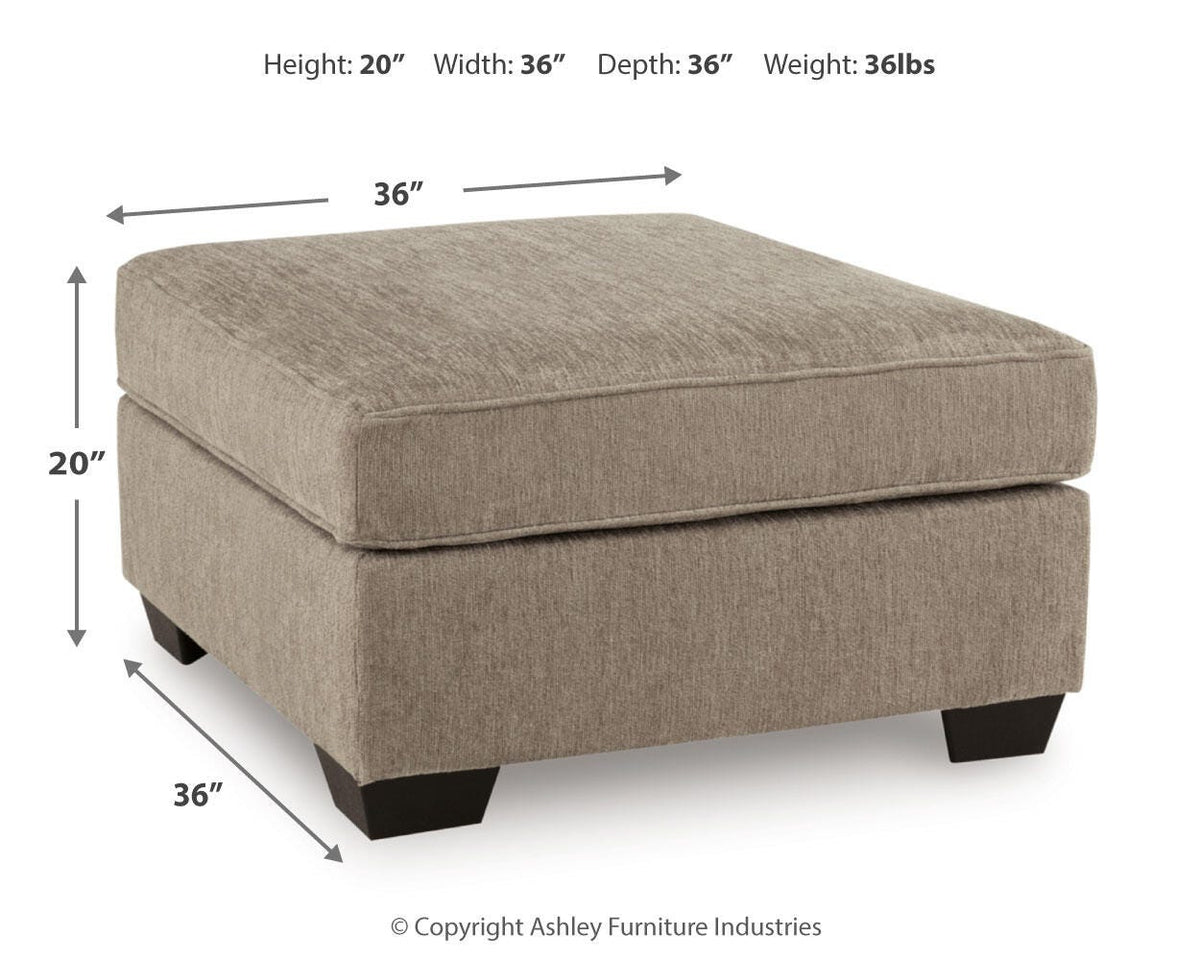 Olten Ottoman - 3130408 - approximate manufacturer dimensions (supplier image 8)