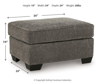 Olten Ottoman - 3130514 - approximate manufacturer dimensions (supplier image 13)