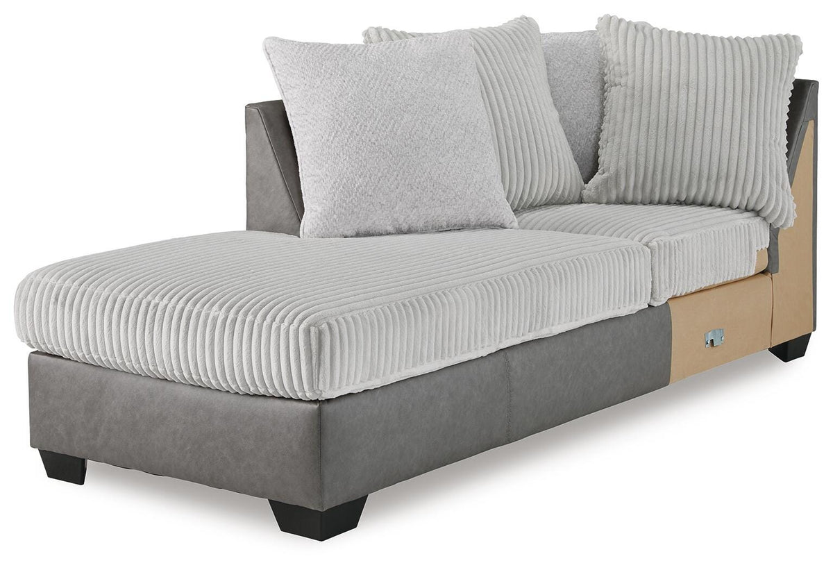 Clairette Court Sectional - 31503S1 - product view or room setting; complete kit and included component views (supplier image 17)